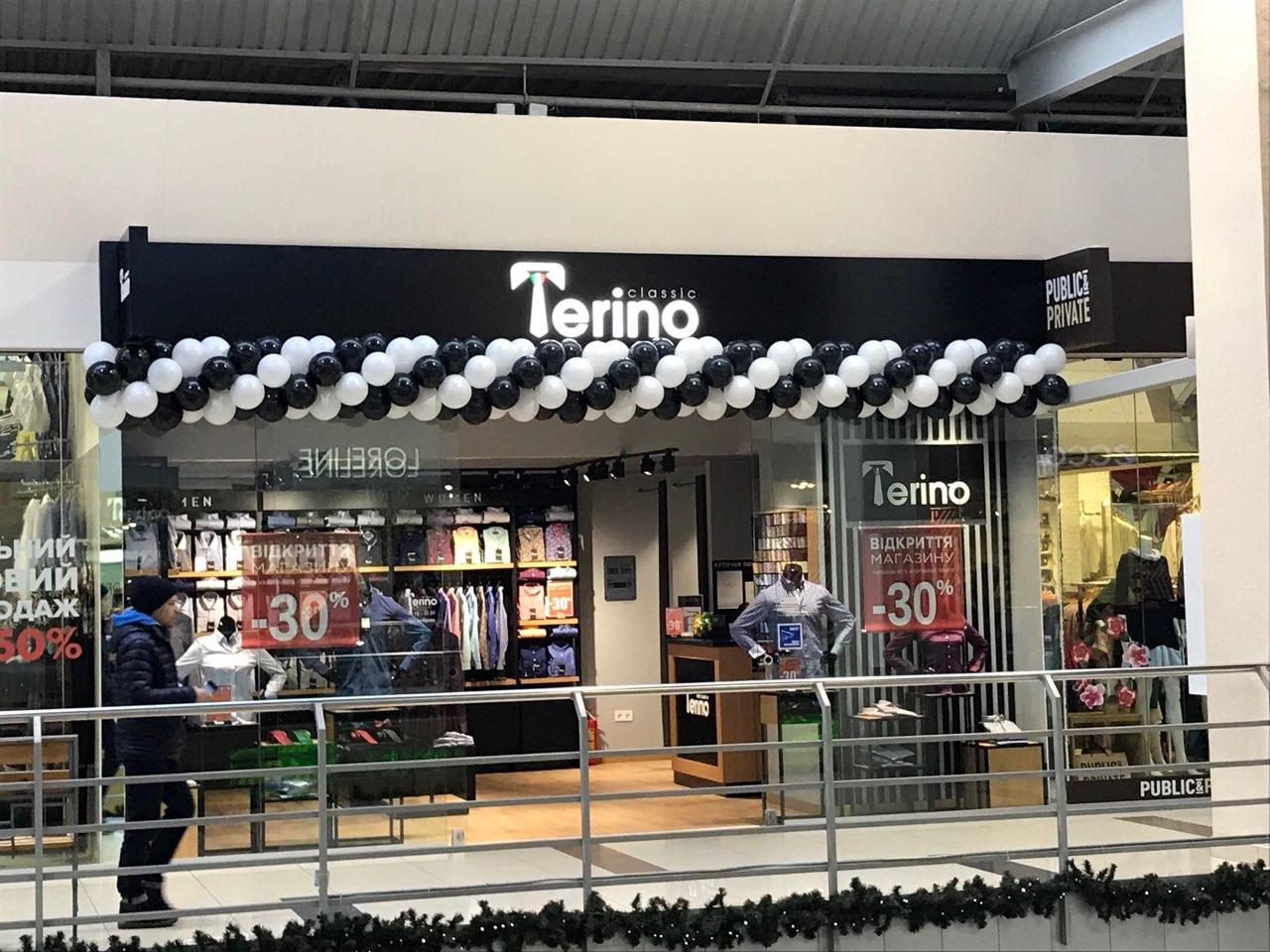 Магазин сорочок Terino Classiс відкрився в київському ТЦ Піраміда