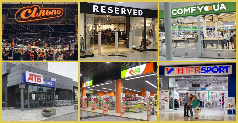 Сколько магазинов открыли крупнейшие торговые сети Украины в 2017 году