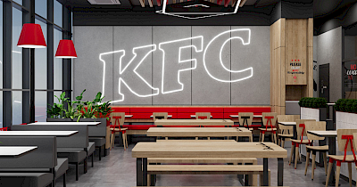 Перевтілення KFC у Дніпрі: сучасний дизайн і перша Game-зона для гостей (фотоогляд)